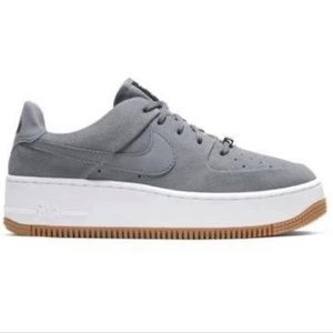 Nike Air Force 1 grey suede
